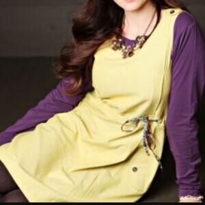 Matilda Jane Clothing You&Me Henry Lime Green Sleeveless Dress